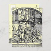 中世の生活はがき ポストカード (正面/裏面)