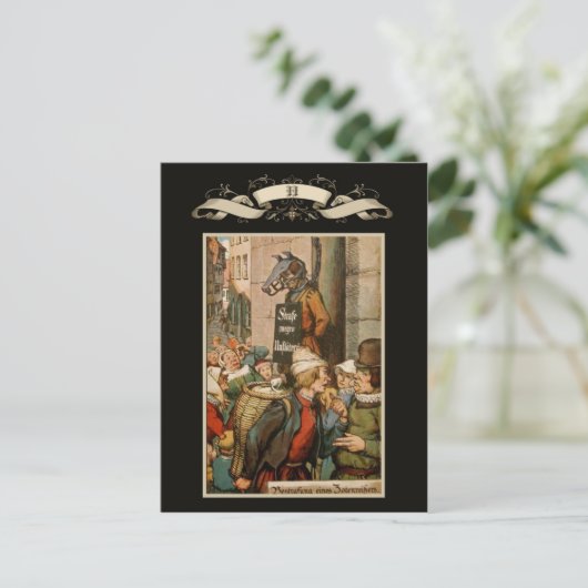 中世の町 ポストカード (スタンド正面)