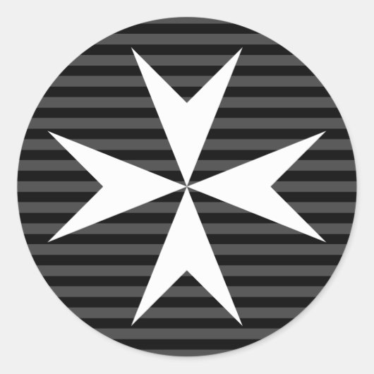 中世の白十字 | St John（英国）の注文 ラウンドシール (正面)