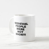 中世の短い人々のマグカップ コーヒーマグカップ (正面左)