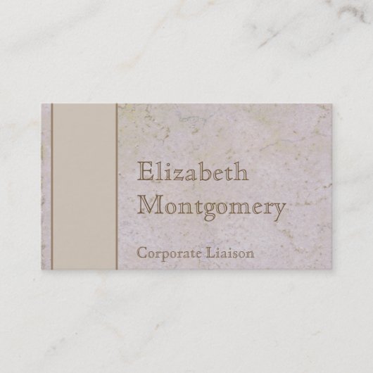 中世の石モダンプロフェッショナル名刺 名刺 (正面)