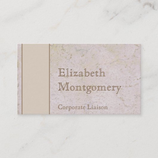 中世の石モダンプロフェッショナル名刺 名刺 (正面)