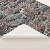 中世の石壁のテクスチャの背景概要、 シェルパブランケット (3/4)