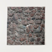 中世の石壁のテクスチャの背景概要、 タペストリー (正面)