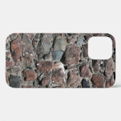 中世の石壁のテクスチャの背景概要、 Case-Mate iPhoneケース (裏面 (横))