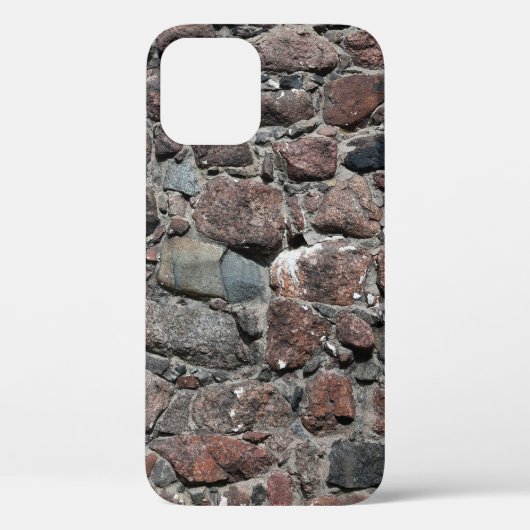 中世の石壁のテクスチャの背景概要、 Case-Mate iPhoneケース (裏面)