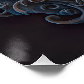 中世の石造石龍の彫刻 ポスター (コーナー)