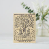 中世の科学樹 ポストカード (スタンド正面)