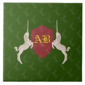 中世の紋章 タイル (正面)