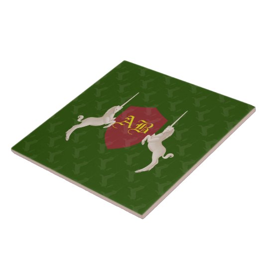 中世の紋章 タイル (側面)