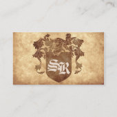 中世の結婚ウェブサイトカード エンクロージャーカード (裏面)