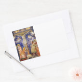 中世の良い金曜日のシーン 長方形シール (封筒)