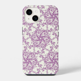 中世の花文電話 iPhone 14ケース