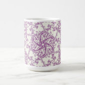 中世の花柄コーヒーマグ コーヒーマグカップ (中央)