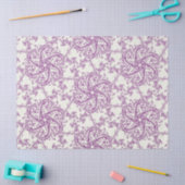 中世の花柄ティッシュペーパー 薄葉紙 (クラフト)