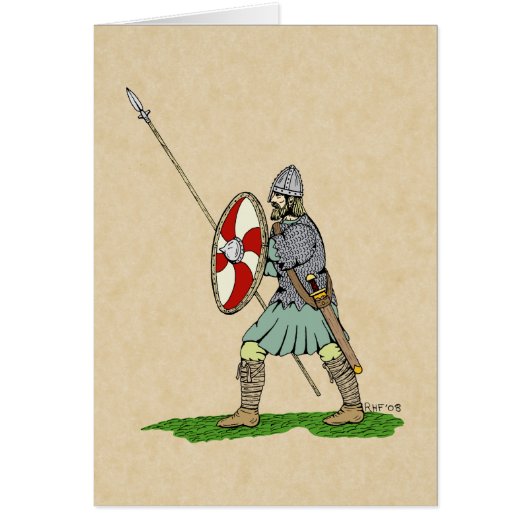 中世の英語/サクソンの戦士 (正面)