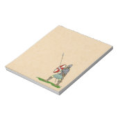 中世の英語/サクソンの戦士 ノートパッド (回転)