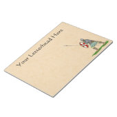 中世の英語/サクソンの戦士 ノートパッド (アングル)