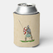 中世の英語/サクソンの戦士 缶クーラー (缶裏面)