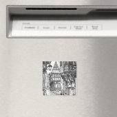 中世の街並み マグネット (インサイチュ (食洗機))