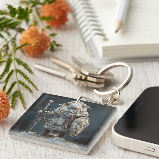 中世の装甲兵士達 キーホルダー (正面右)