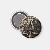 中世の装飾フローラA マグネット (正面/裏面)