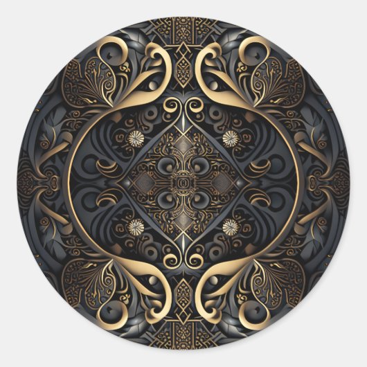 中世の装飾用シールド ラウンドシール (正面)