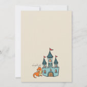 中世の誕生日パーティー招待状 招待状 (裏面)