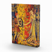 中世の赤イタリアン色の黄色のシノワズリー フォトブロック (右)