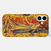 中世の赤イタリアン色の黄色のシノワズリー Case-Mate iPhoneケース (裏面 (横))