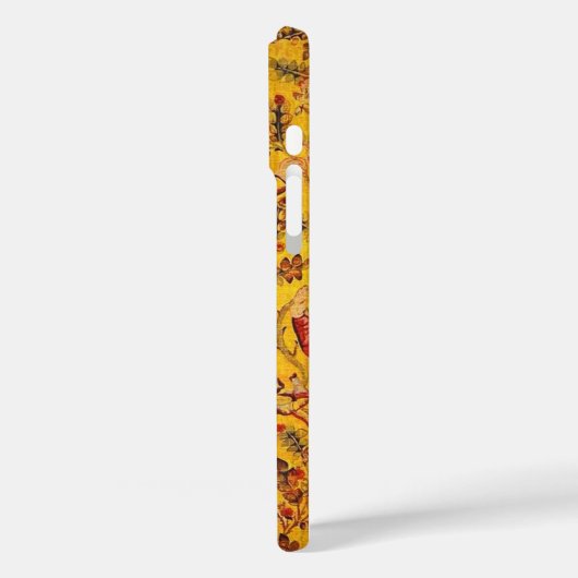 中世の赤イタリアン色の黄色のシノワズリー Case-Mate iPhoneケース (裏面 / 左)