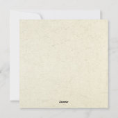 中世の超現実的なハロウィーン シーズンカード (裏面)