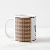 中世の金カジュアル曜日コーヒーマグ コーヒーマグカップ (左)