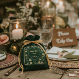 中世の金ゴールドフローラハートと剣ありがとう スクエアシール