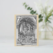 中世の錬金術と哲学者の石 ポストカード (スタンド正面)