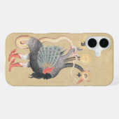 中世の錬金術ドラゴン iPhoneケース (裏面横)