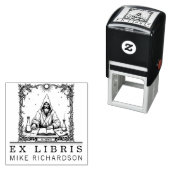 中世の錬金術師蔵書票スタンプ セルフインキングスタンプ (インサイチュ)