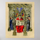 中世の錬金術書 ポスター (正面)