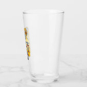 中世の青と赤のツタのライトレターI タンブラーグラス (左)