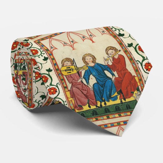 中世の音楽とミュージシャン，ミニチュアアンティーク ネクタイ (ロール)