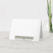 中世の音楽の原稿フォトフレーム シーズンカード (裏面)