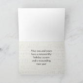 中世の音楽の原稿フォトフレーム シーズンカード (内部)