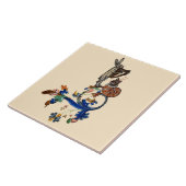 中世の風変わり流行音楽、ハーピスト・ヘア タイル (側面)