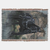 中世の馬 – 毛布 (正面)