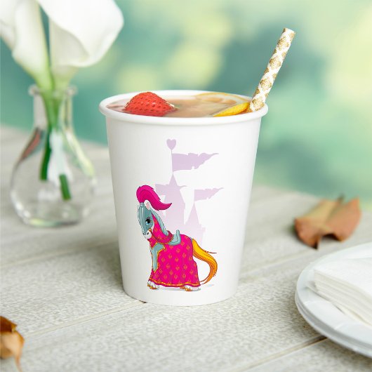 中世の馬 紙コップ