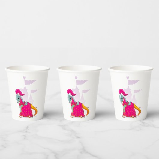 中世の馬 紙コップ