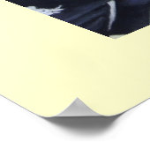 中世の騎士が馬の歴史的な芸術に挑む ポスター (角)