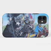 中世の騎士が馬の歴史的な芸術に挑む Case-Mate iPhoneケース (裏面(横))