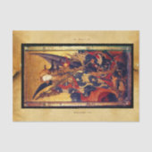 中世の騎士としての聖マイケルの勝利の悪魔 薄葉紙 (正面)