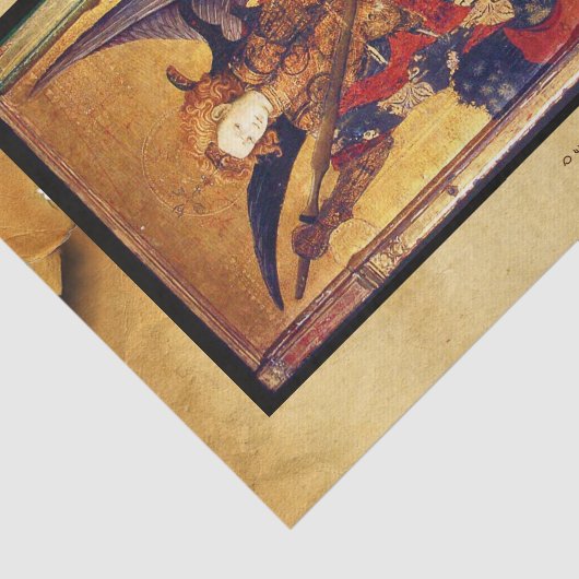 中世の騎士としての聖マイケルの勝利の悪魔 薄葉紙 (詳細)